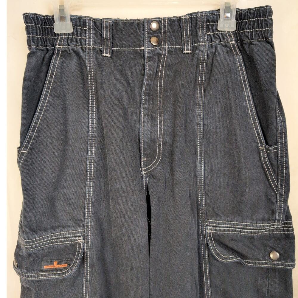 BDG Relaxed Skate Jean black Size 30 Cargo Y2K Grunge Utility Baggy Streetwear - Picture 5 of 9